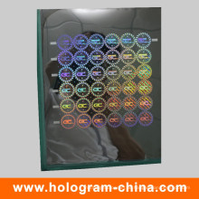 Kundenspezifischer Laser-Sicherheits-holographischer Meister